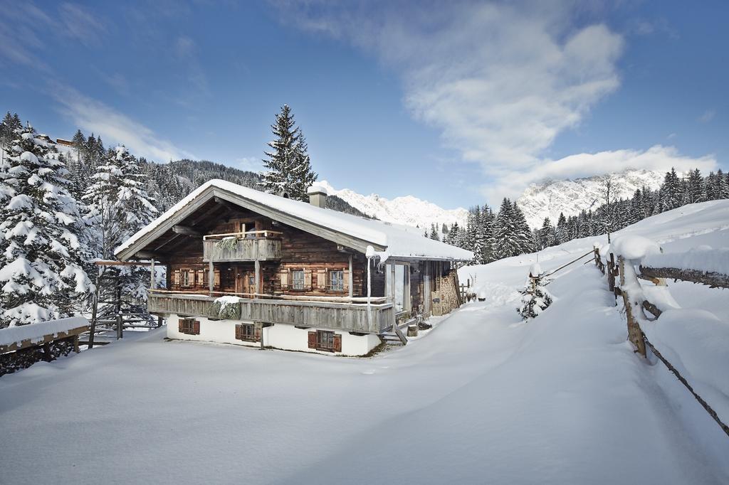 Auhaeuslalm Villa Maria Alm am Steinernen Meer Bagian luar foto